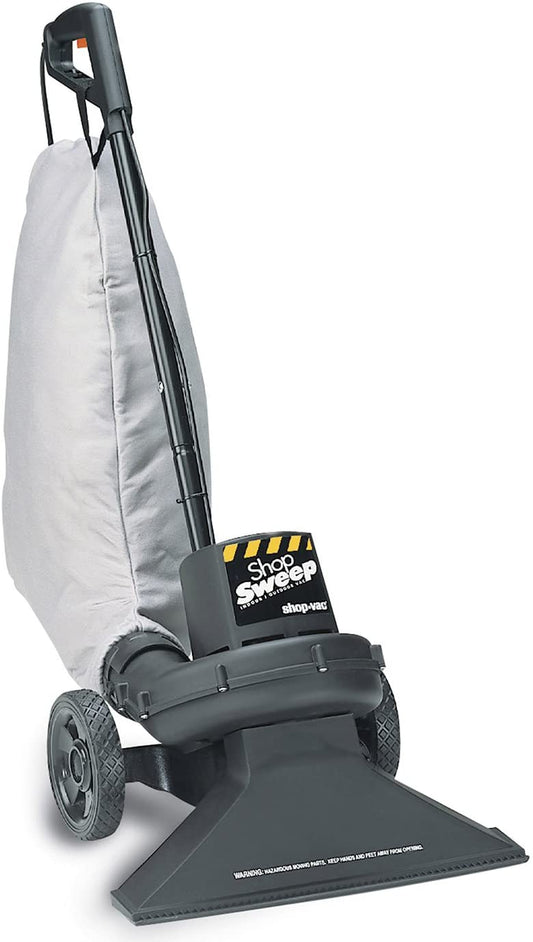 Indoor/Outdoor Vacuum with 8-Gallon Collection Bag for Dry Pickup