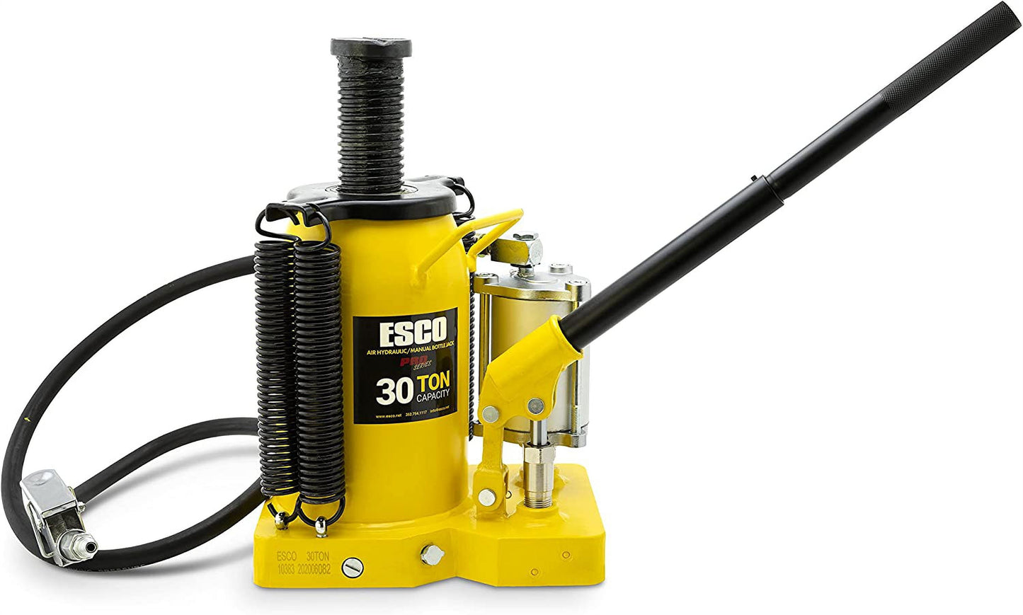 30 Ton Pro Series Air Hydraulic Bottle Jack – Heavy Duty Lifting for Automotive and Industrial Use