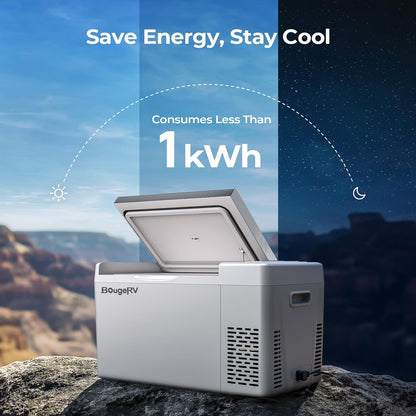 12 Volt Refrigerator 12V Car Fridge 23 Quart Portable Freezer Compressor Cooler 12/24V DC 110~240 Volt AC for Truck Van RV Camper SUV Travel Camping Road Trips Tailgating -7℉~50℉