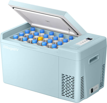 12 Volt Refrigerator 12V Car Fridge 23 Quart Portable Freezer Compressor Cooler 12/24V DC 110~240 Volt AC for Truck Van RV Camper SUV Travel Camping Road Trips Tailgating -7℉~50℉