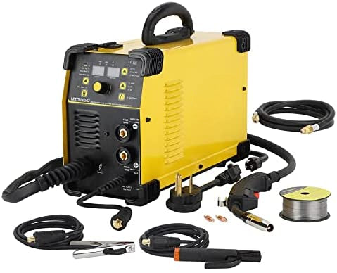 Lift Tig Arc Welding Machine, Dual Voltage 110 220V Gas Gasless Lift Tig Stick Wire Welding Machine