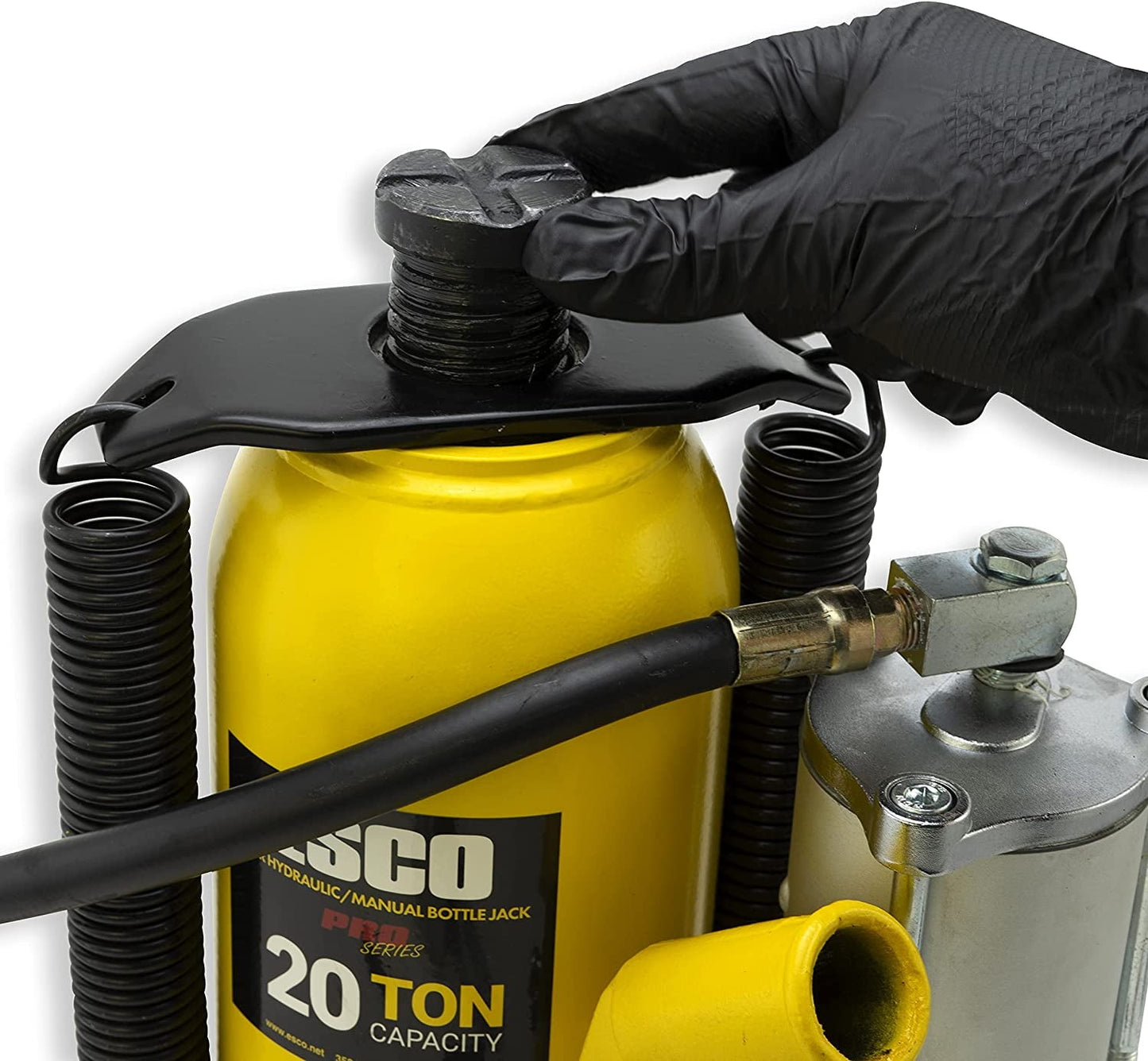 30 Ton Pro Series Air Hydraulic Bottle Jack – Heavy Duty Lifting for Automotive and Industrial Use