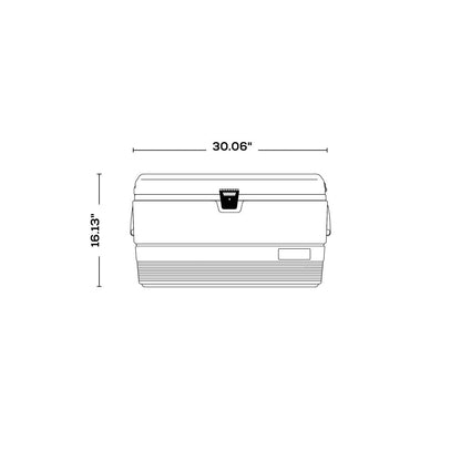 Ultra Hard Cooler: 72qt White, Your Ultimate Marine Companion