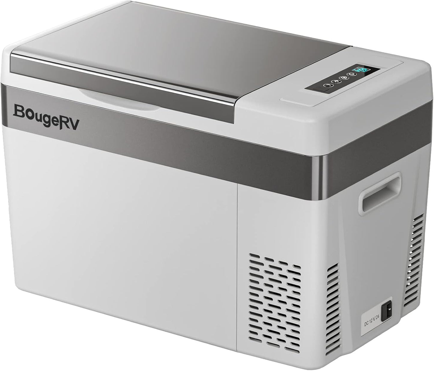12 Volt Refrigerator 12V Car Fridge 23 Quart Portable Freezer Compressor Cooler 12/24V DC 110~240 Volt AC for Truck Van RV Camper SUV Travel Camping Road Trips Tailgating -7℉~50℉