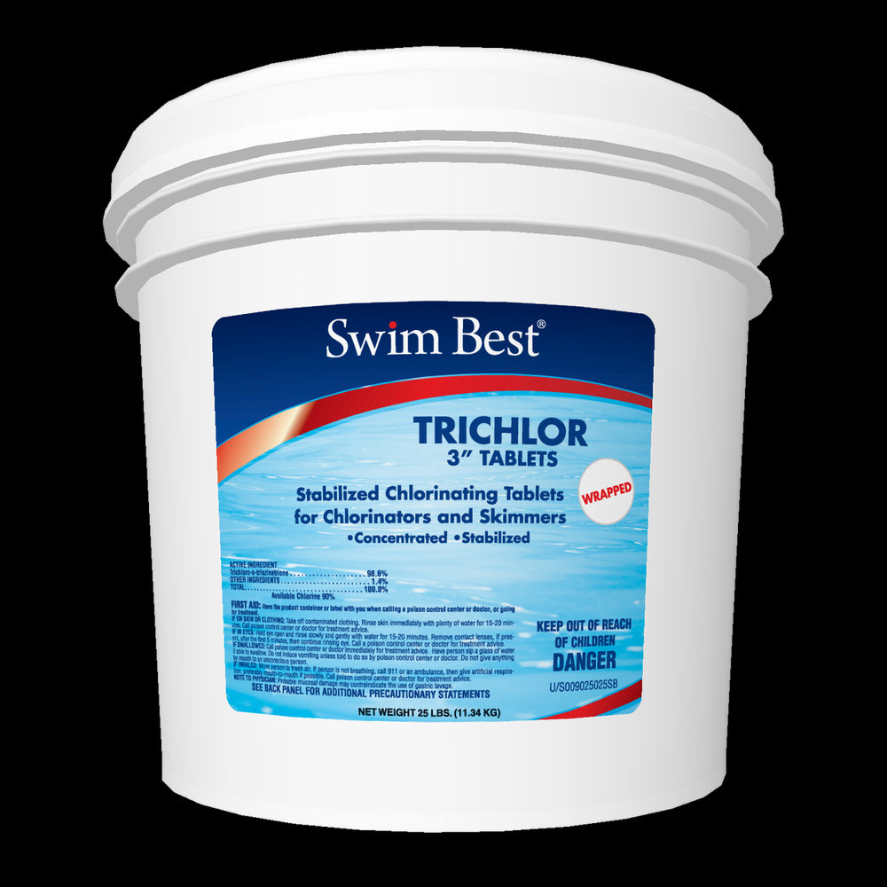 Stabilized Trichlor Chlorine Tablets, wrapped – 25 lb