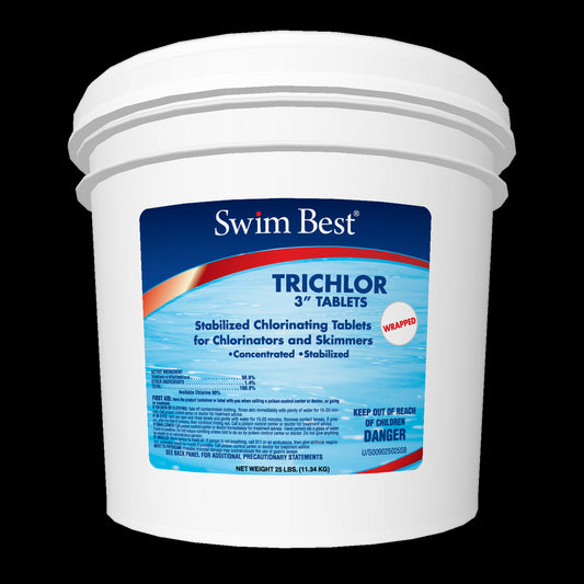 Stabilized Trichlor Chlorine Tablets, wrapped – 25 lb