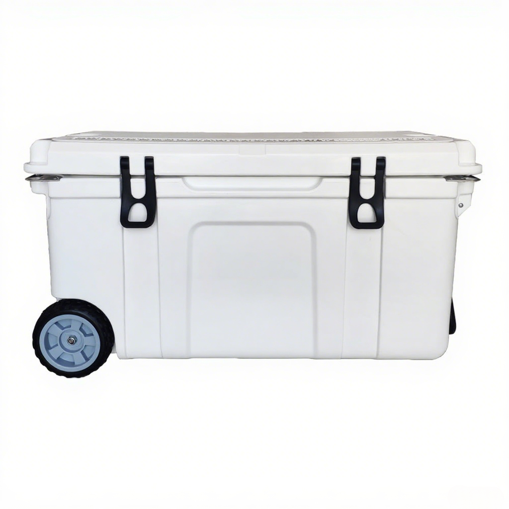 79 Quart Rolling Ice Chest Cooler Camping Insulated Lockable