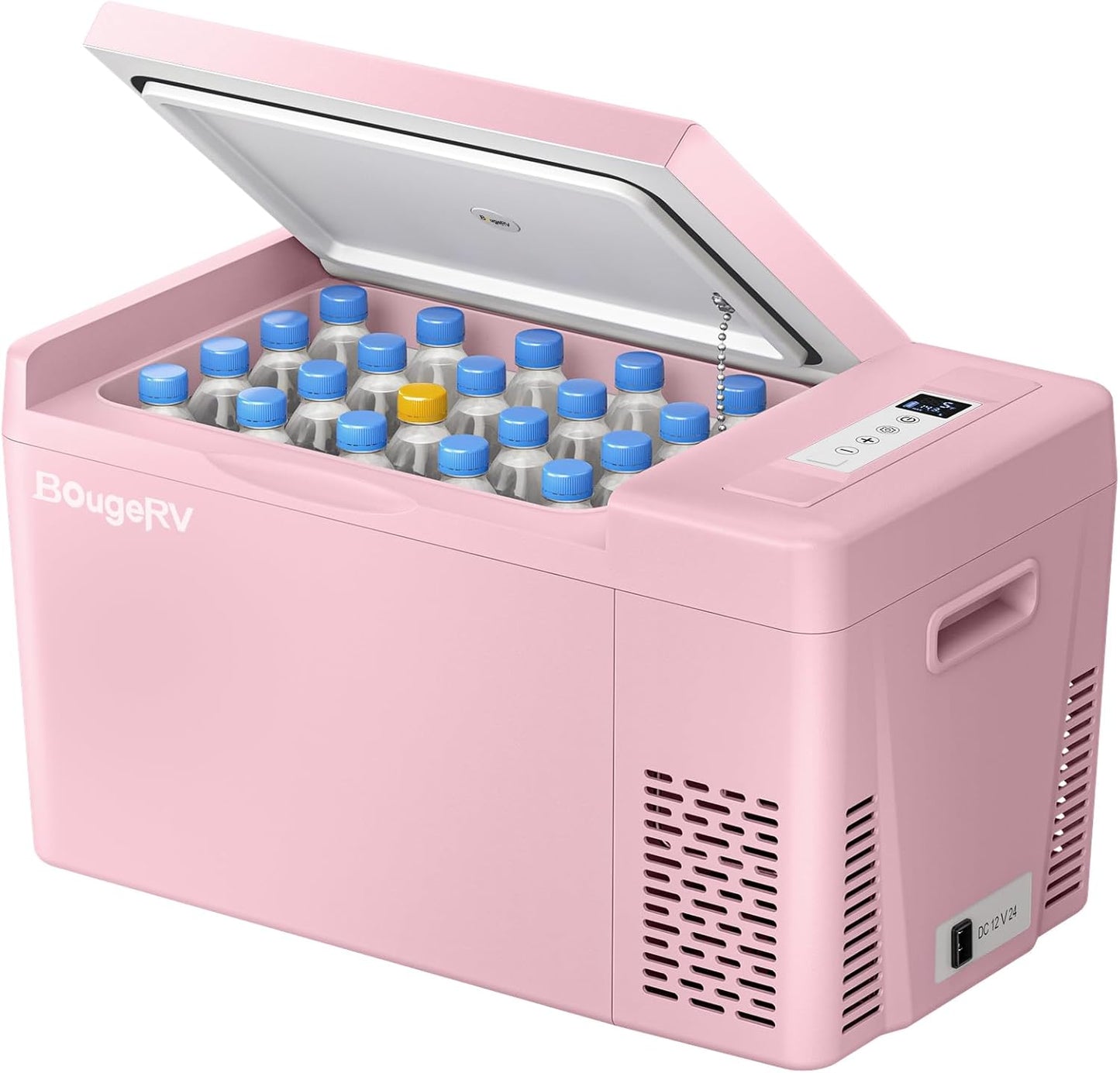12 Volt Refrigerator 12V Car Fridge 23 Quart Portable Freezer Compressor Cooler 12/24V DC 110~240 Volt AC for Truck Van RV Camper SUV Travel Camping Road Trips Tailgating -7℉~50℉