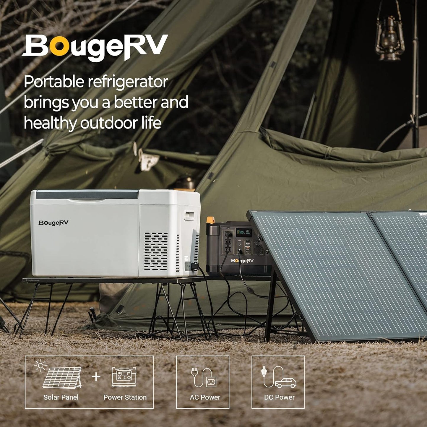 12 Volt Refrigerator 12V Car Fridge 23 Quart Portable Freezer Compressor Cooler 12/24V DC 110~240 Volt AC for Truck Van RV Camper SUV Travel Camping Road Trips Tailgating -7℉~50℉