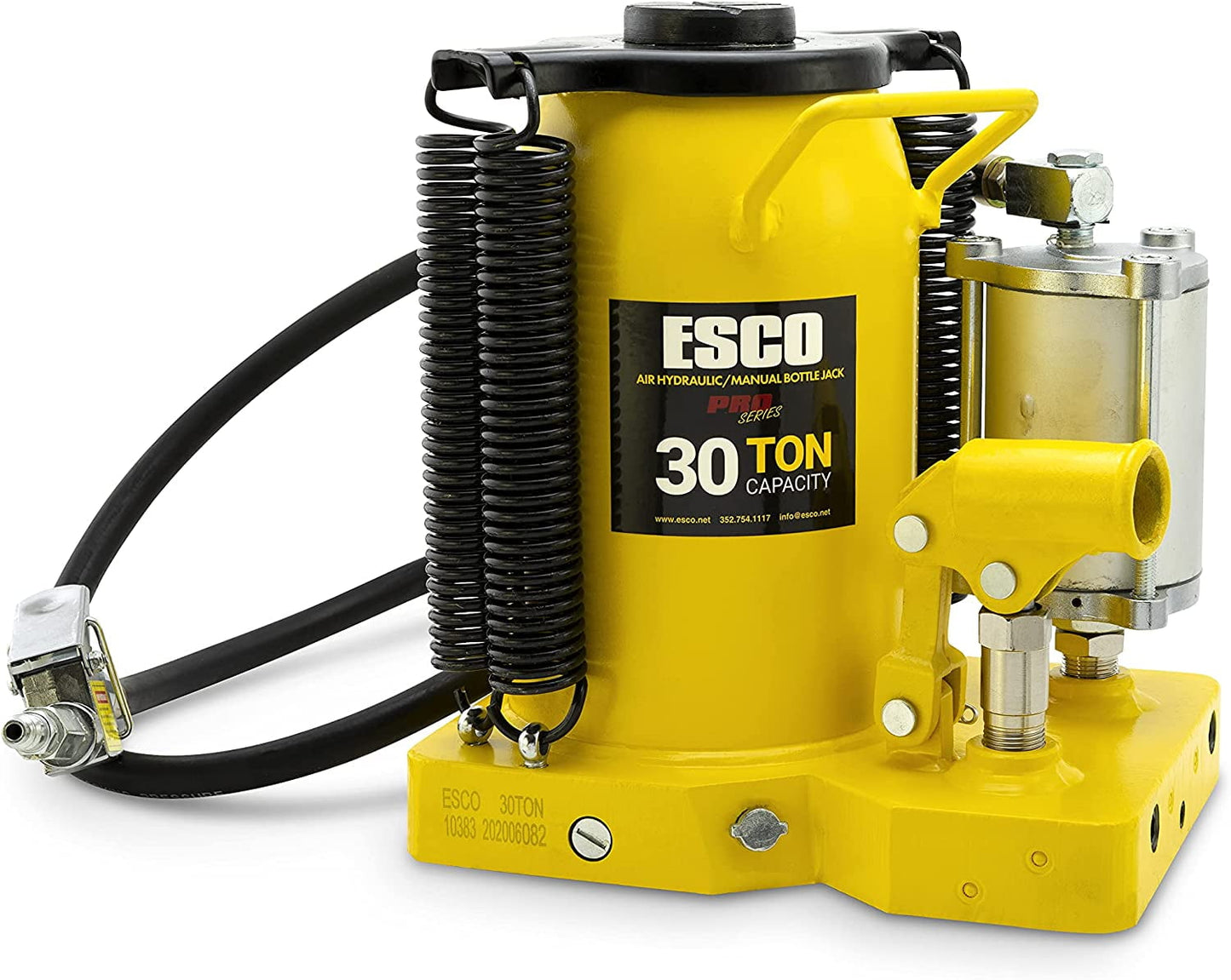 30 Ton Pro Series Air Hydraulic Bottle Jack – Heavy Duty Lifting for Automotive and Industrial Use